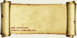 Janko Veljović vizit kartica